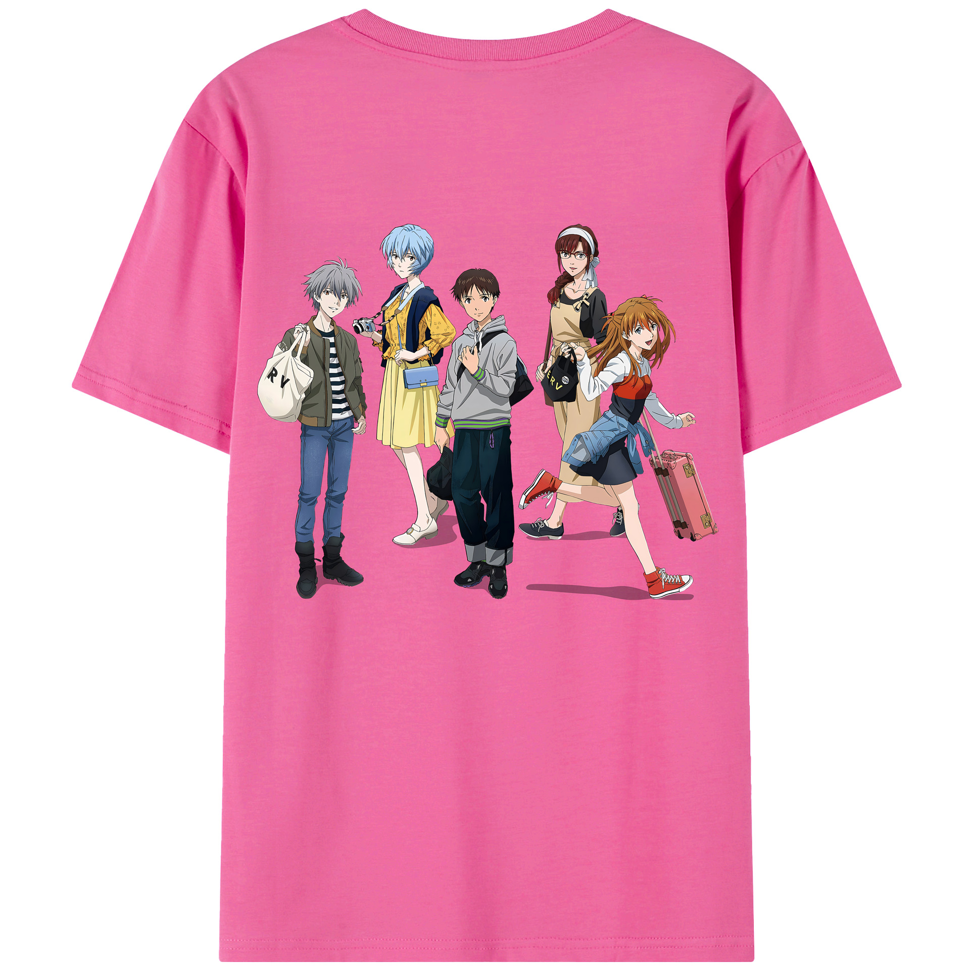 （画像用） EVA 新世紀エヴァンゲリオン レディース半袖Tシャツ(バックプリント)